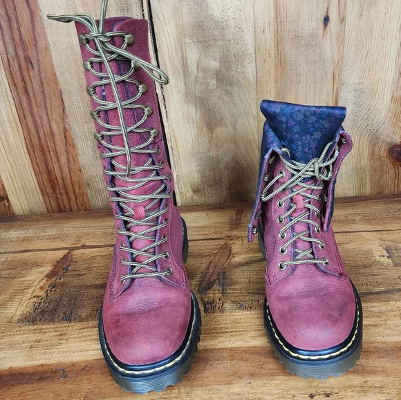 Dr Martens Aleina Foldover Boots - Picture 5 of 8
